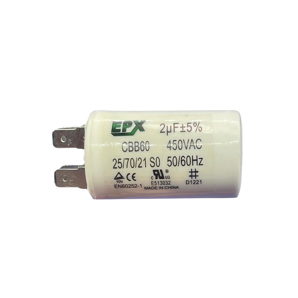 4X CAPACITOR PARTIDA 2UF/450VAC FASTON 5% 30X50MM EPX