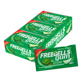 Chiclete Freegells Gum Sabor Menta cx/15uni tipo Trident  - Zero Açúcar e Sem Glúten em Oferta na Shopee