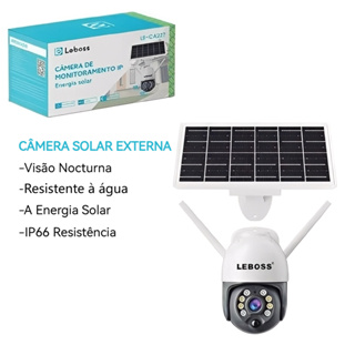 Câmera IP 5MP Resistente à Água IP66 Visão Noturna Colorida Proteção de Segurança A Energia Solar em Oferta na Shopee