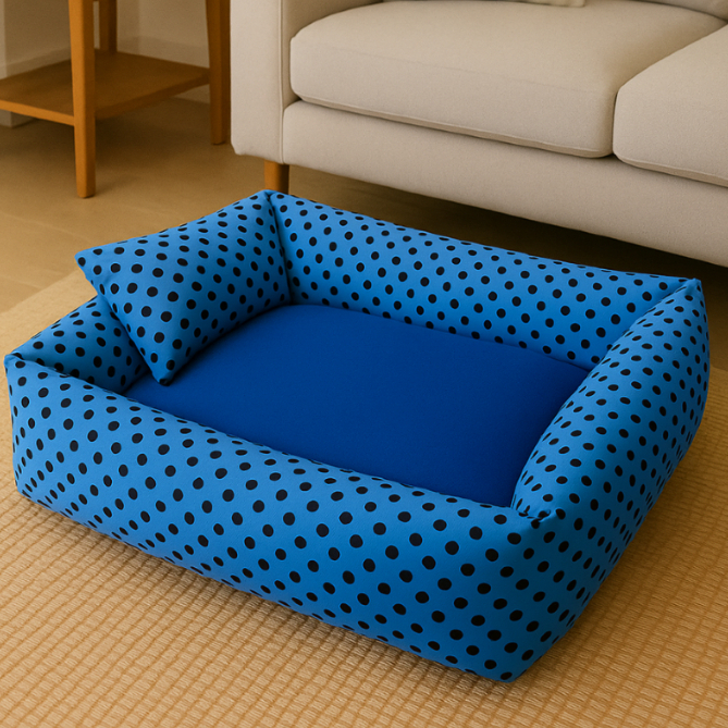 Cama Luxo Pet pra cachorro e gato De Fibra Tamanho P ao G brinde travesseiro em Oferta na Shopee