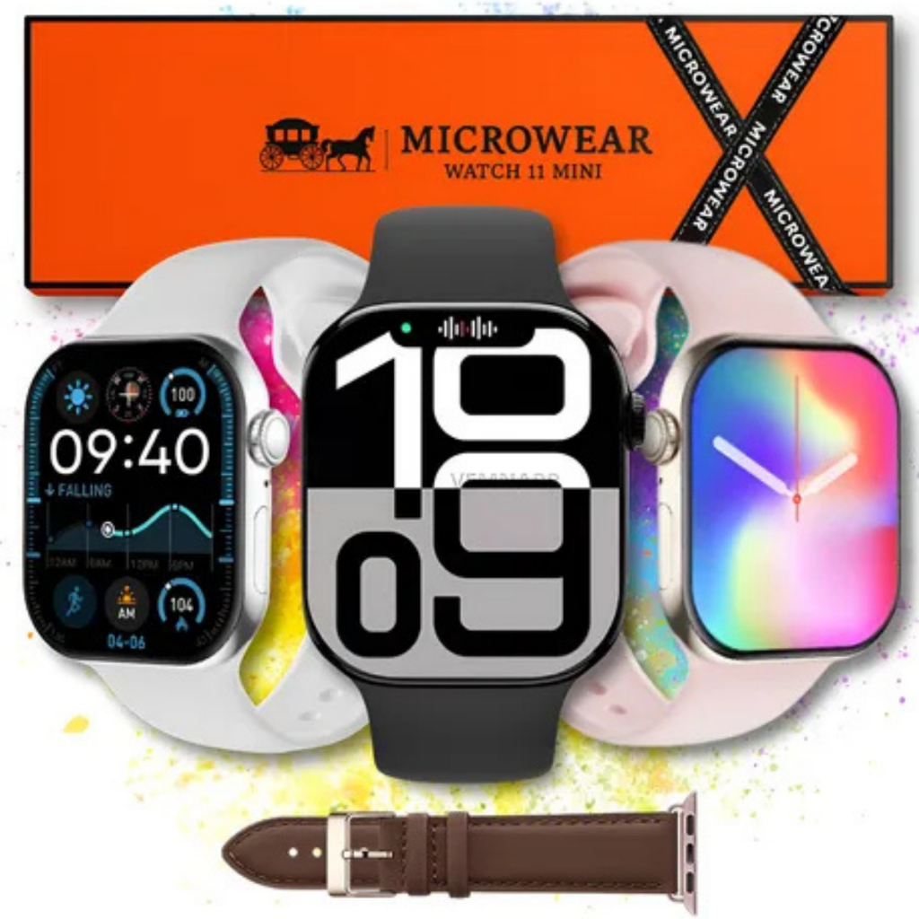 Relógio Smartwatch W11 Mini Série 11 Chatgpt Lançamento 2026 Responde mensagem/ Feminino e Masculino em Oferta na Shopee