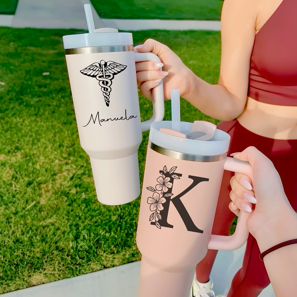 Copo Garrafa Térmica 1200ml Personalizada Garrafa de água Inox com Canudo em Oferta na Shopee