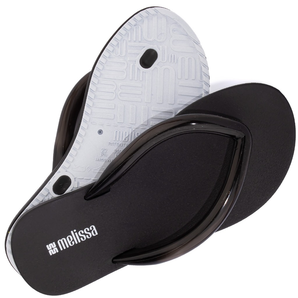 Chinelo Melissa Flip Flop Airflow Sandália Original 37942 Preto em Oferta na Shopee
