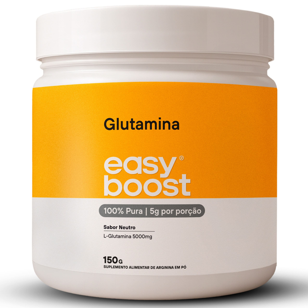 Glutamina Pura Easy Boost L-glutamina Em Pó 150g