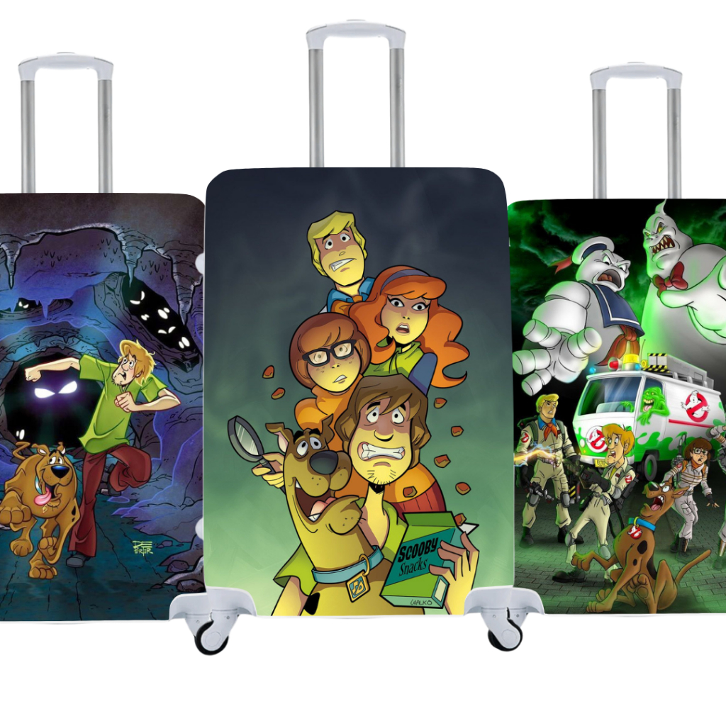 Capa De Mala Personalizada Scooby Doo Viagens Bagagens