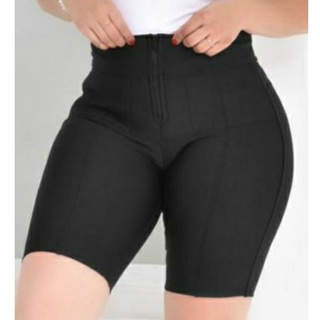Bermuda lipo com cinta modeladora em Oferta na Shopee