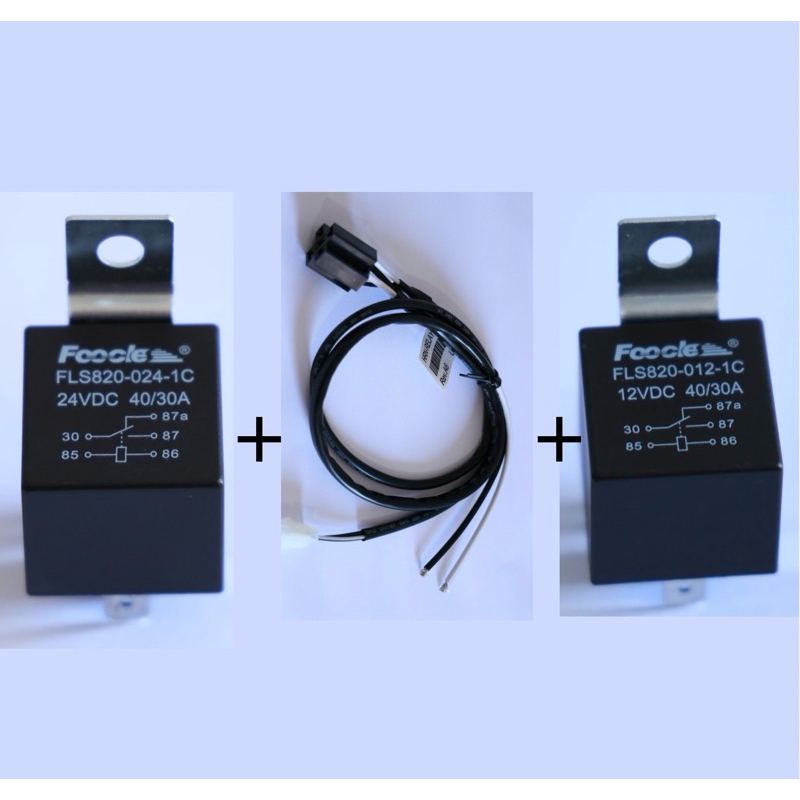 unidade relé 12V ou 24V ou chicote com soquete relé 5 pinos