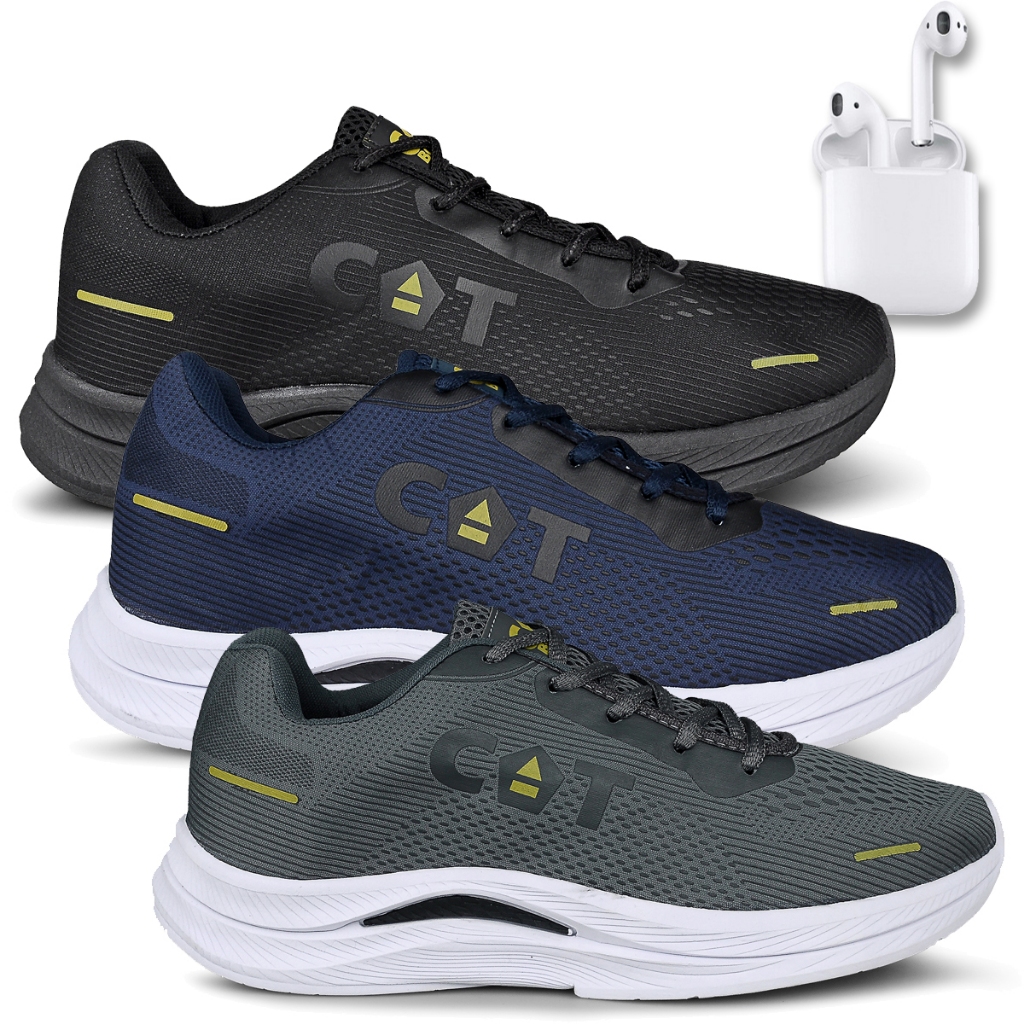 Kit 3 Tênis Masculino Catboots High Original Mais Vendido Oferta + Fone LojaEvolution