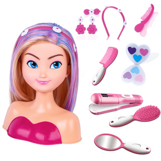 Boneca para Maquiar e Pentear Nancy Hair com Maquiagem Chapinha e Acessórios de Cabelo em Oferta na Shopee