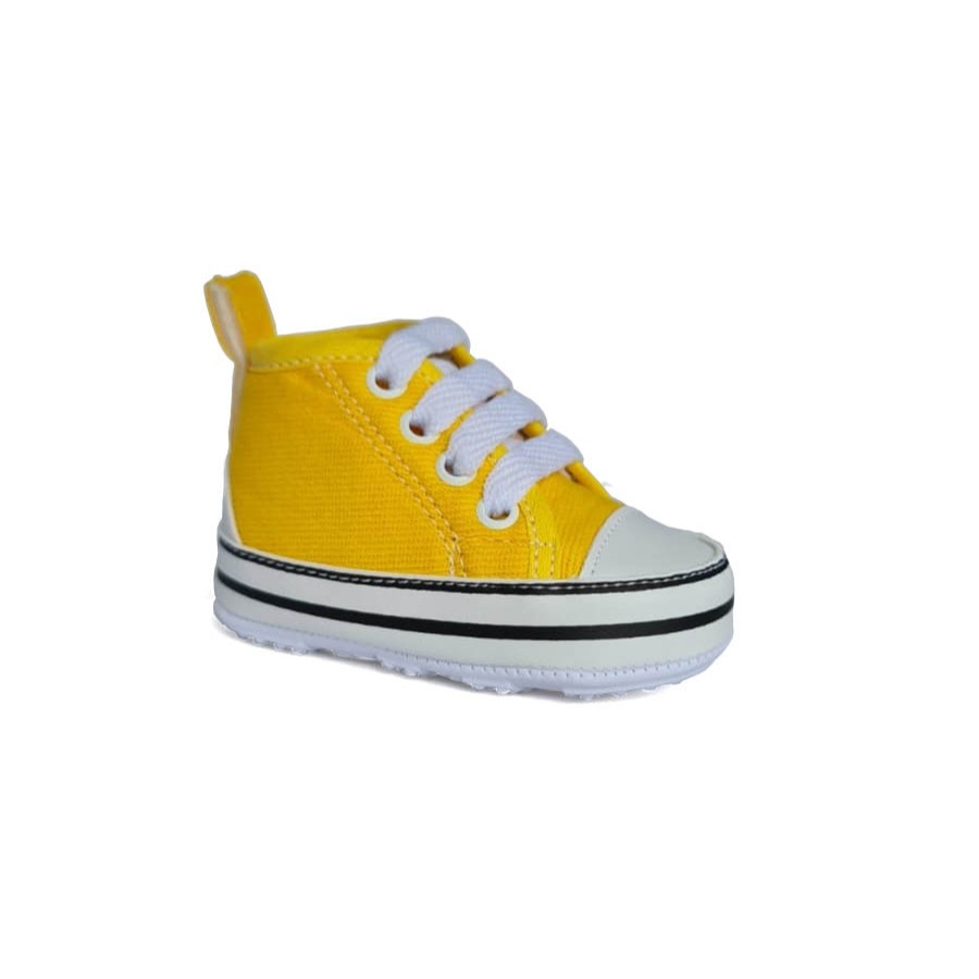Tênis de Bebê Cano Alto - Starzin Amarelo