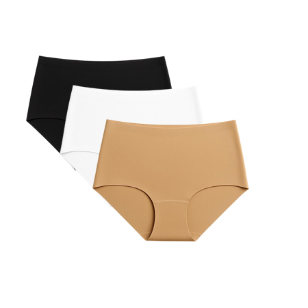 Kit 3 Calcinhas Box Feminina Corte a laser sem costura