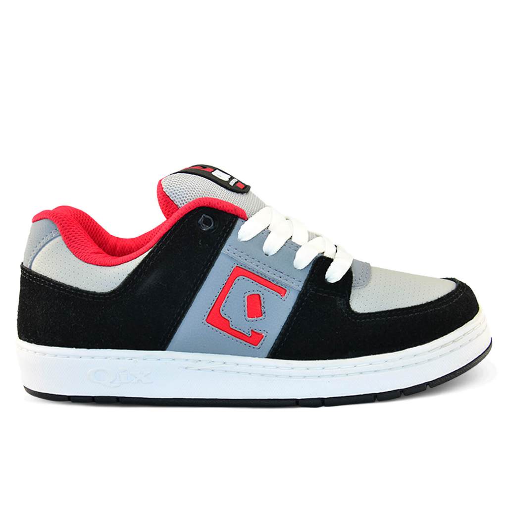 Tênis Qix 90's Old School Skatista Couro Sola Borracha Confortavel Resistente Casual