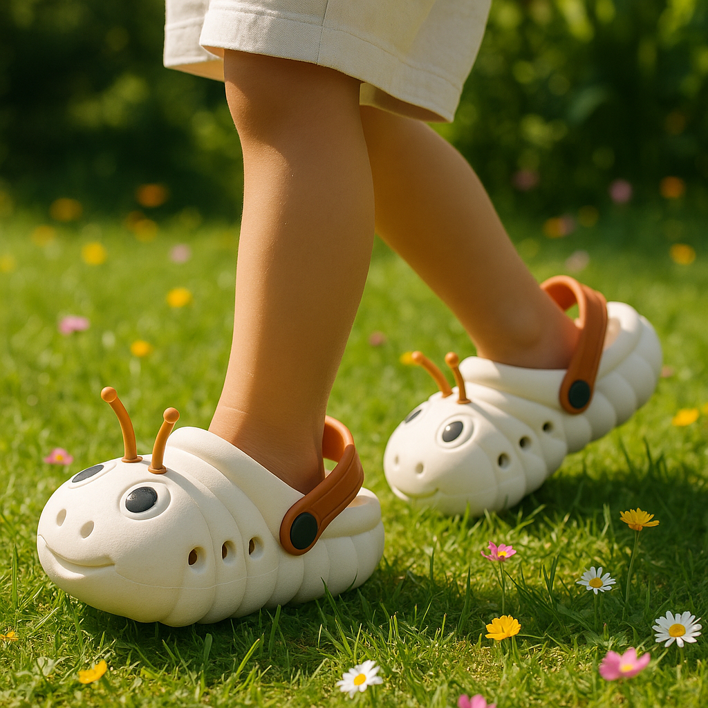 Sandália Infantil EVA Centopeia Criança Confortável Brincadeira Escola Passeio