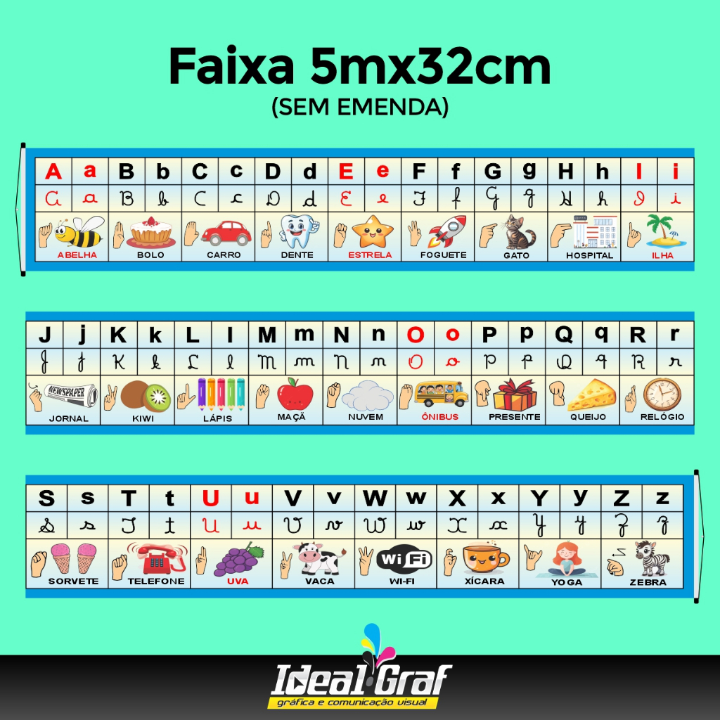 O que é Banner Alfabeto 4 Letras? Guia e Onde Comprar | BuscaProdutos