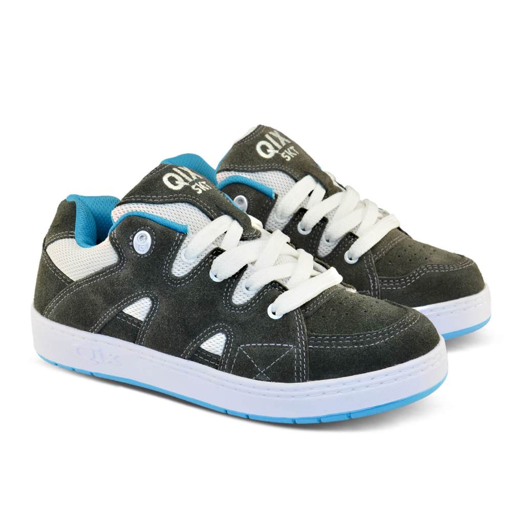 Imagem Tênis QIX Plaza 2 Original 1 Cadarço Extra Skatista Moderno Veludo