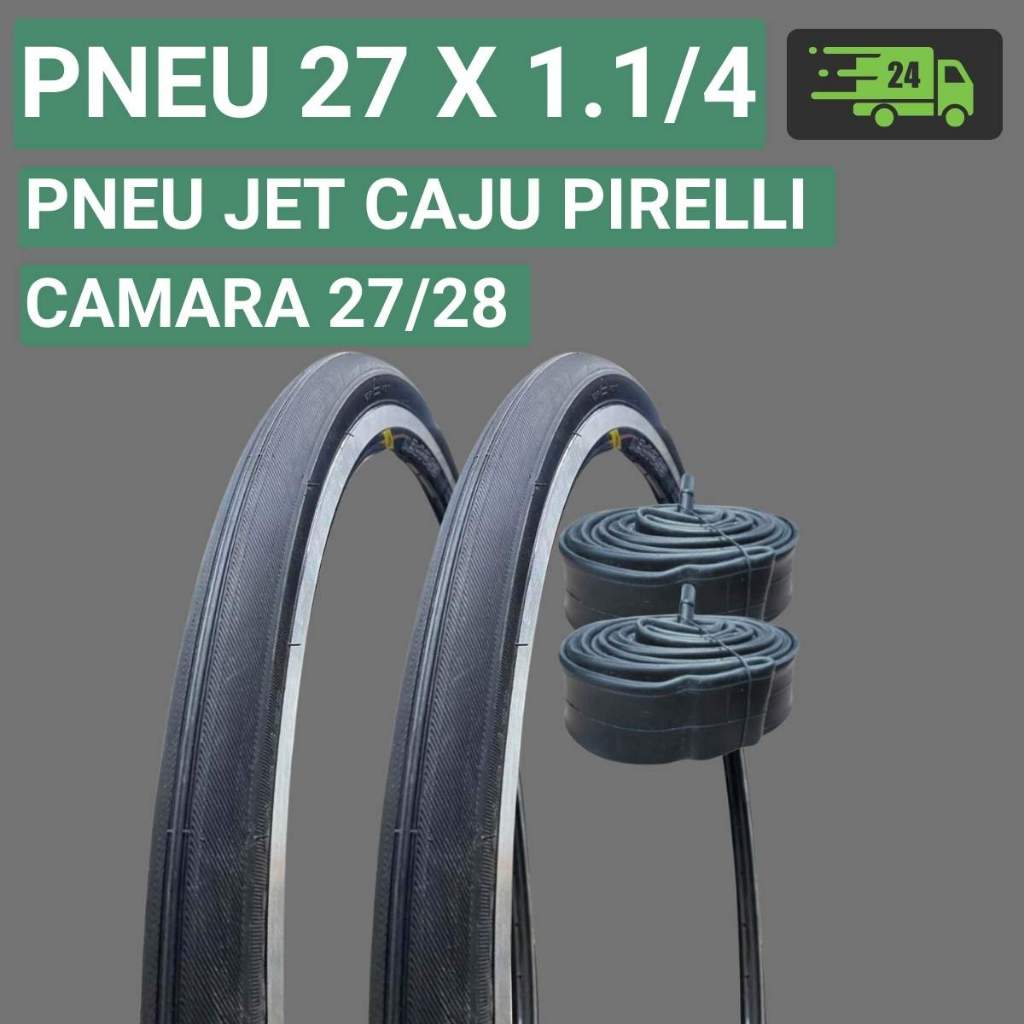 Pneu Caloi 10 Antiga Pneu 27x1.1/4 Pneu Aro 27x1 1/4 Par Pneu Pirelli Jet Caju Pneu 27 X 1.1/4