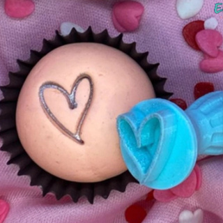 Carimbo Carimbinho  Para Doces Gourmet Brigadeiros confeitaria coração em Oferta na Shopee