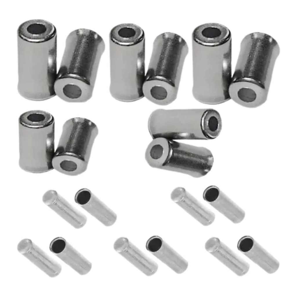 Kit 10 Terminal Conduite Freio 5 Mm 10 terminal Cabo Aço 10pçs Cada em Oferta na Shopee