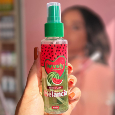 Kit 06  Body Splash Frutais Lovely Face Beautiful 100ml – Perfume-se com Leveza e Estilo!
