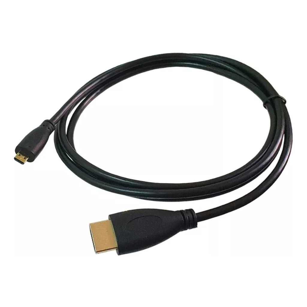 Cabo 1,50m Hdmi Micro-d P/ Canon Rp R5 R6 R3 R7 R10 R8 R50