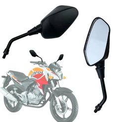 Espelho Retrovisor Cb 300 Lente Convexa Modelo 2011 Par