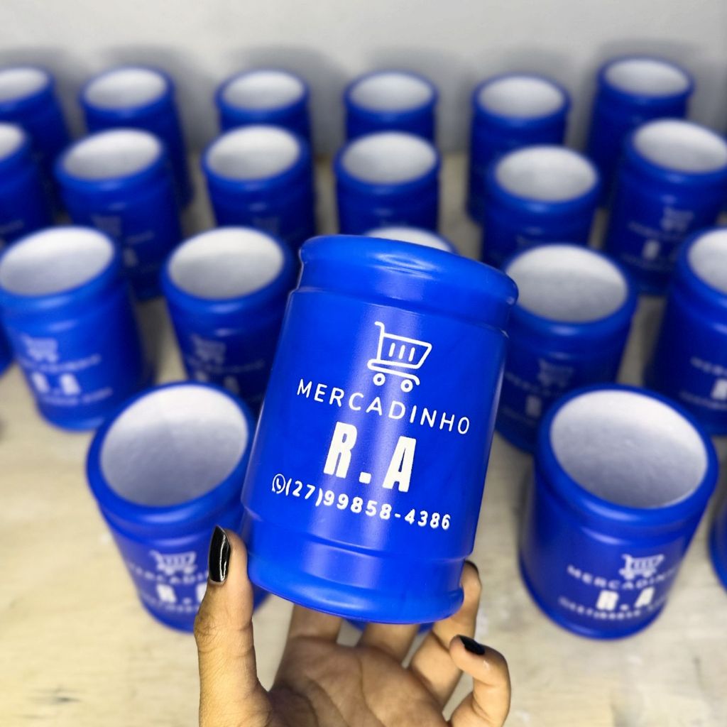 Kit 50 unidades Porta Latinha Personalizado com sua arte - 350 ML