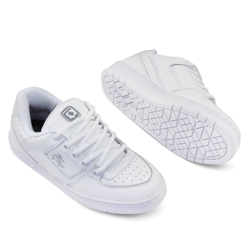 Imagem Tênis Qix Chorão 01 Original Skatista Couro Sola Borracha Feminino Masculino Dia a dia