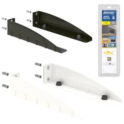 Suporte para Microondas Purificador Micro-ondas Forno Elétrico Multivisão F-DECOR Preto / Branco