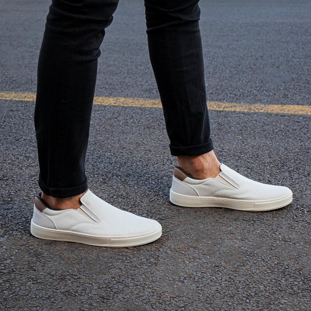 Tênis Masculino Iate Slip On Sapatênis Casual Trabalho Confortável Macio Leve Estiloso