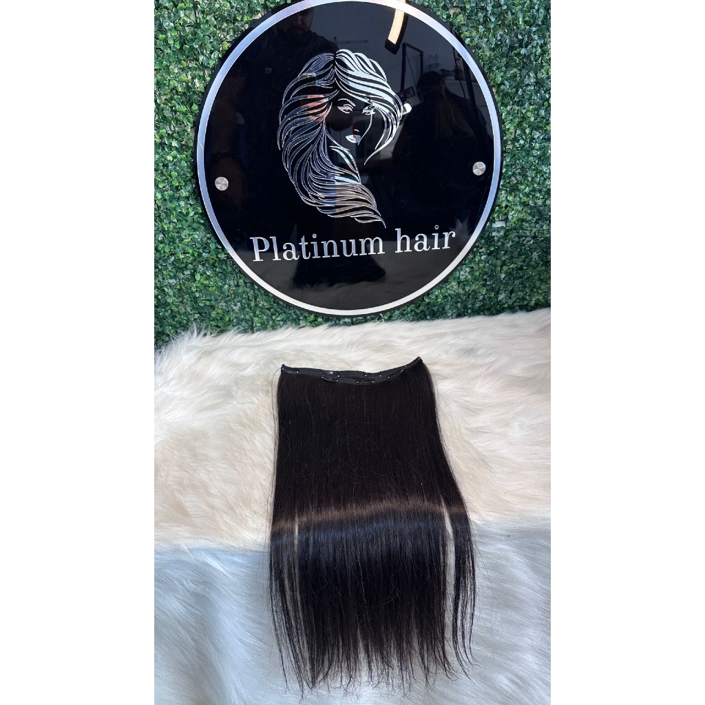 Aplique Tic Tac Cabelo Humano Natural  65cm 150Gramas  2Telas (LEIA A DESCRIÇAO) em Oferta na Shopee