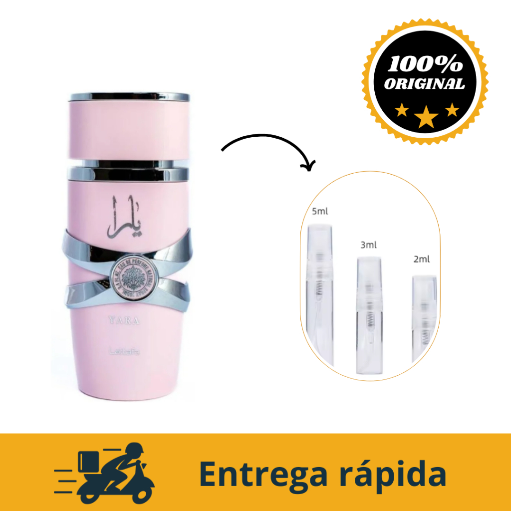 Perfume árabe YARA,  parfum feminino original de qualidade e alta fixação. em Oferta na Shopee