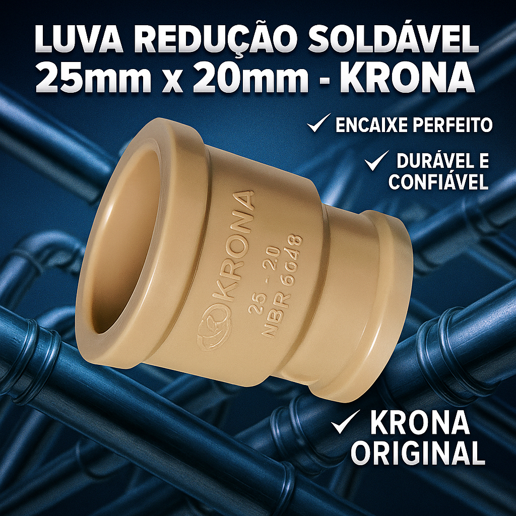 Luva Redução Soldável 25mm x 20mm – Krona