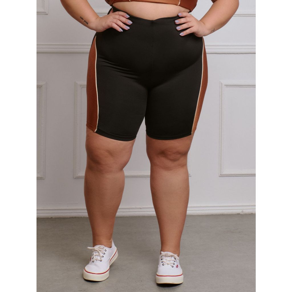 Bermuda Fitness Plus Size  Academia 11239 em Oferta na Shopee