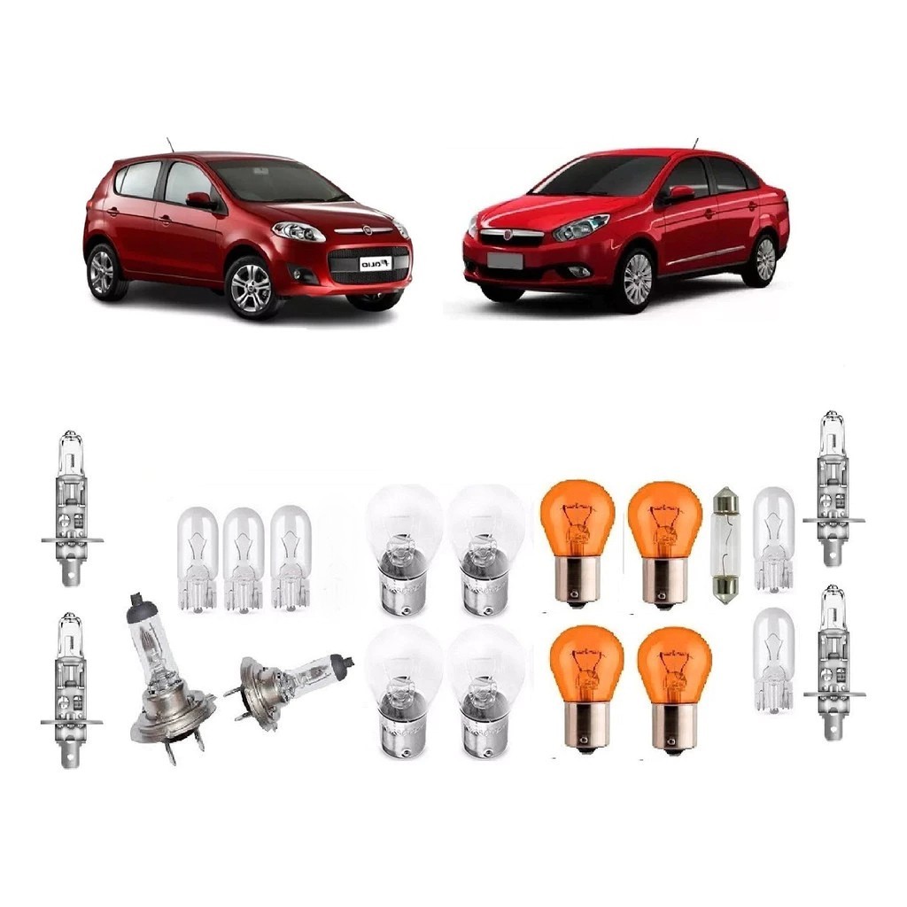 Kit 20 Lampada Lanterna Farol Palio G5 Siena 2012  2017  F37 em Oferta na Shopee