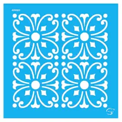 AR6003 - Azulejo Real - 14x14 - Stencil Gatas Arteiras
