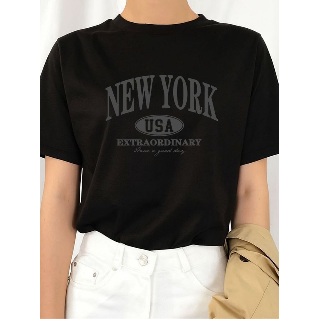 Camisa Unissex New York Streetwear Brooklyn Lançamento Camiseta 100% Algodão 30.1