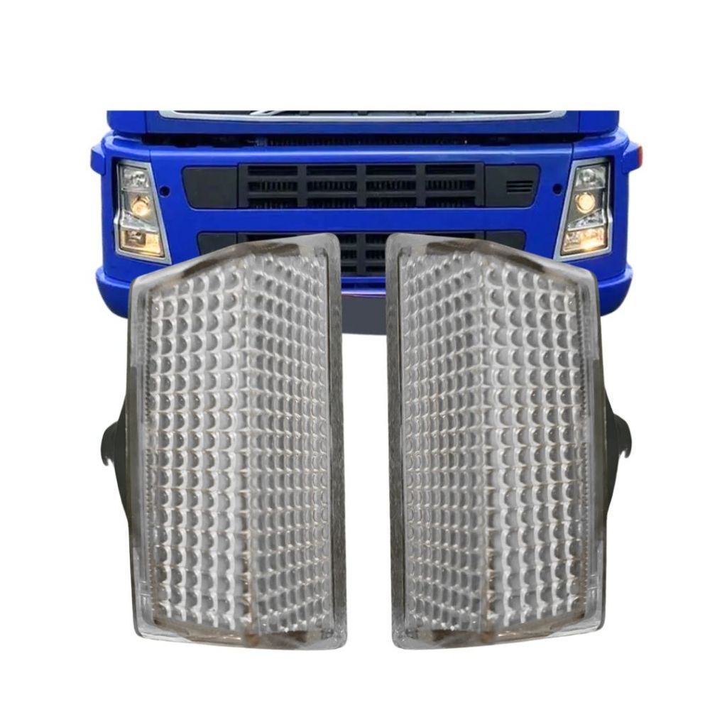 Par Lanterna Pisca Seta Para Volvo FH FM Após 2004 Cristal em Oferta na Shopee