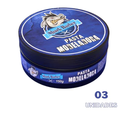 KIT C/3 UN PASTA MODELADORA SHARK BARBER 150g