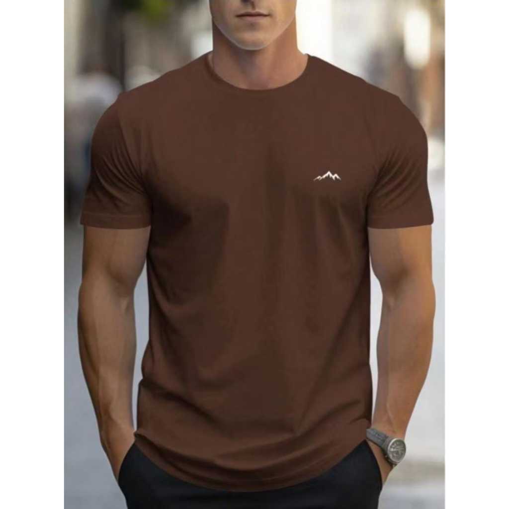 Camiseta Camisa Masculina Básica Dia a Dia Tecido 100% Algodão