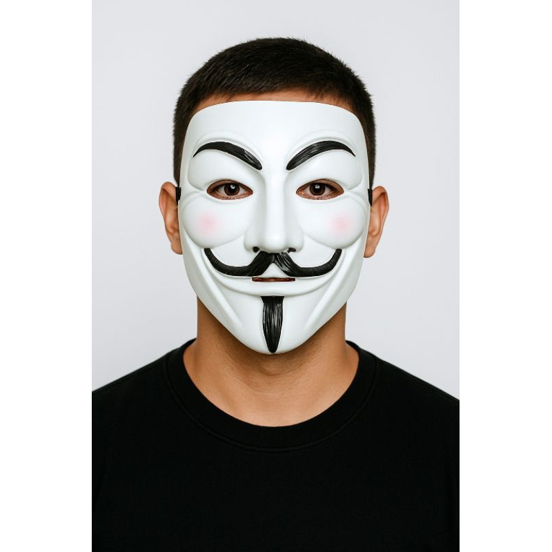 MÁSCARA DO ANONYMOUS V DE VIM ACESSÓRIOS PARA ANIVERSÁRIOS FESTAS E FANTASIAS COSPLAY E HALLOWEEN