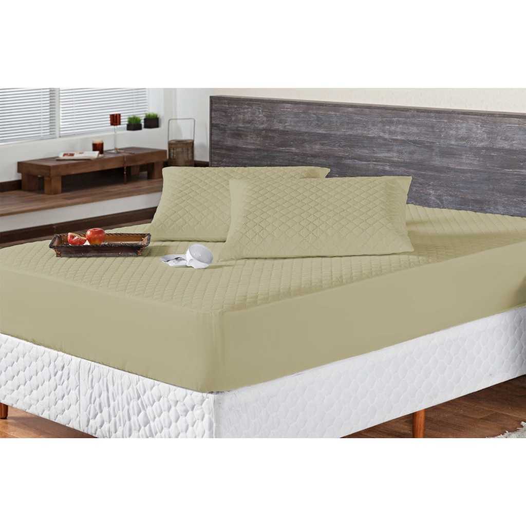 Protetor Para Colchão 100% Impermeavel com Elastico em Toda Volta Casal King