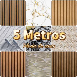 Papel de Parede  5 METROS x 45CM Adesivo Autocolante para Sala, Quarto em Oferta na Shopee