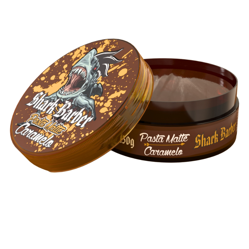 PASTA MATTE CARAMELO SHARK BARBER 150G