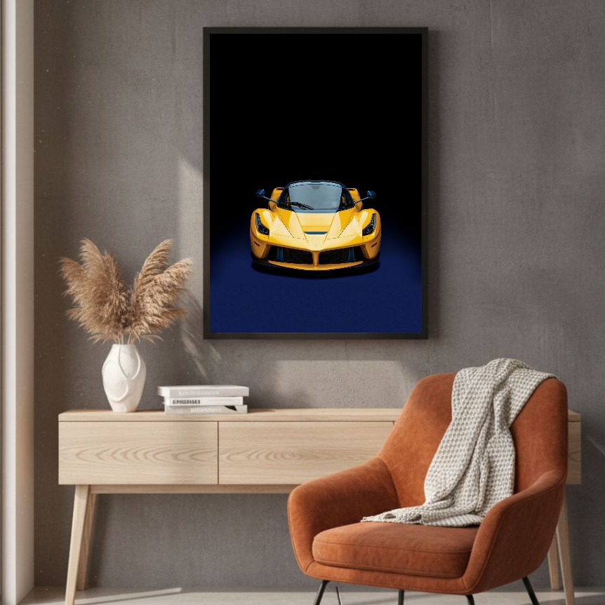 Quadro Decorativo Luxo Ferrari F40 F50 Enzo Sala Hall Quarto 70x50