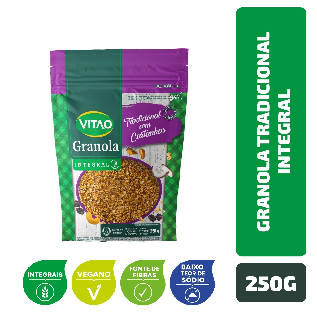 Granola Tradicional Integral Vitao 250G
