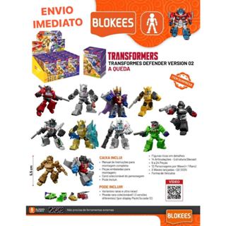 BRINQUEDO - BONECO DE MONTAR - CARRO - BLOKEES TRANSFORMERS DEFENDER  - A QUEDA - COLECIONAVEIS - ORIGINAL em Oferta na Shopee