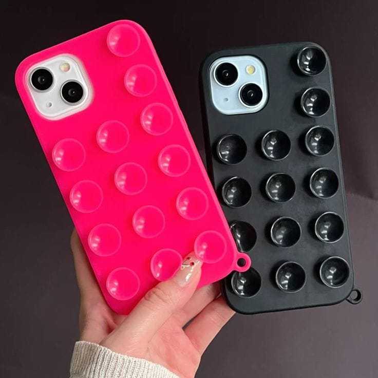 Capa Ventosa + Cordão iPhone 11/ 12/ 13/ 14, Lindas Cores e Envio Imediato em Oferta na Shopee
