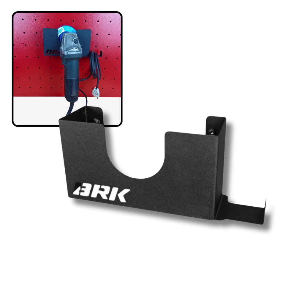 Suporte De Parede/painel Para Lixadeiras / Esmerilhadeira em Aço Preto em Oferta na Shopee