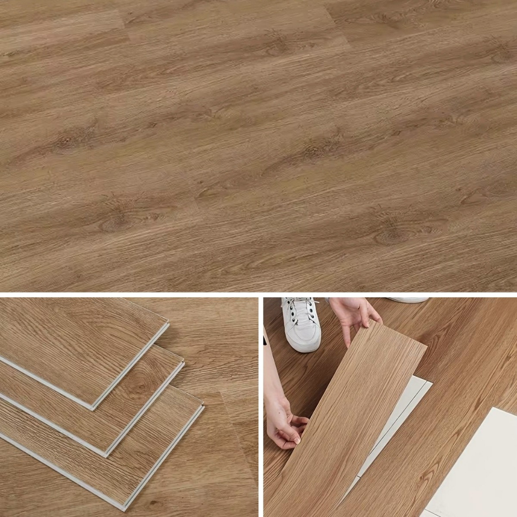 Piso Vinílico Autocolante Cor: Madeira Placa Adesiva Régua Madeira Cx 5m² Cores Variações em Oferta na Shopee