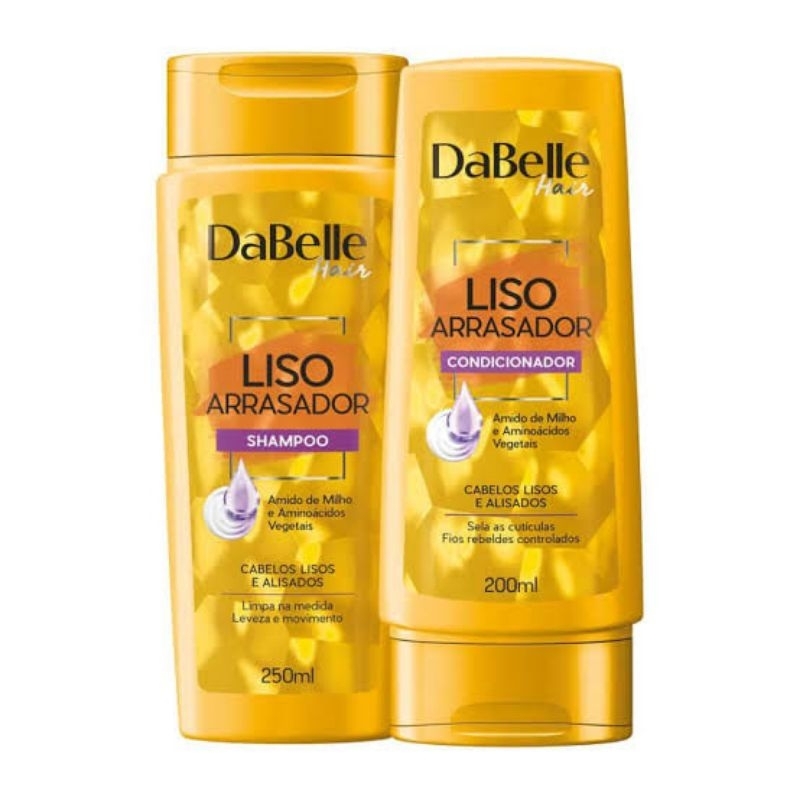 KIT DABELLE LISO ARRASADOR em Oferta na Shopee
